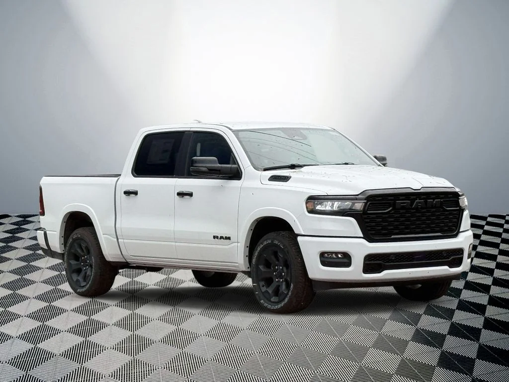 New 2026 Bright White Clear-Coat Exterior Paint RAM Big Horn/Lone Star image 2