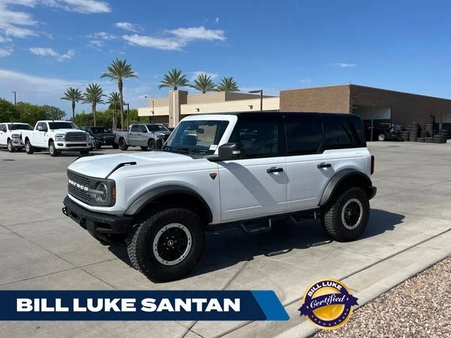 Certified Used 2024 White Ford Badlands image 1