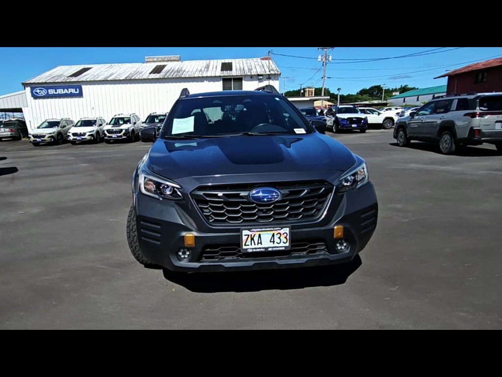 Used 2023 Magnetite Gray Metallic Subaru Wilderness image 3