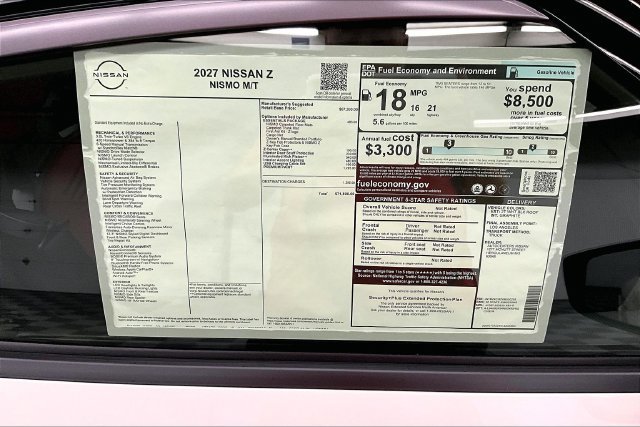 New 2027 Pearl White TriCoat/ Super Black Two Tone Nissan NISMO image 42