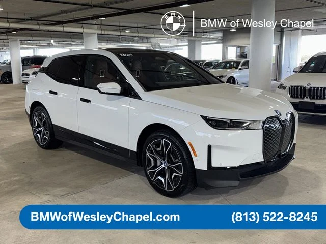 Used 2024 BMW iX Base with VIN WB523CF05RCN55512 for sale in Wesley Chapel, FL