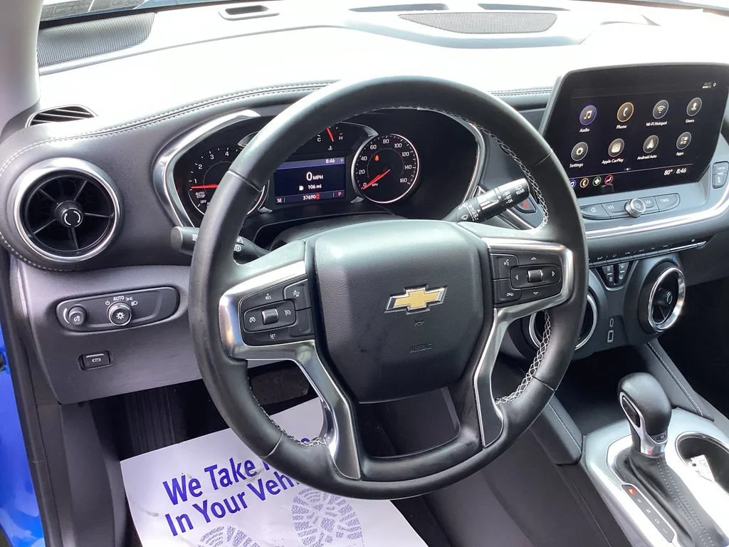 Used 2024 Riptide Blue Metallic Chevrolet 3LT image 16