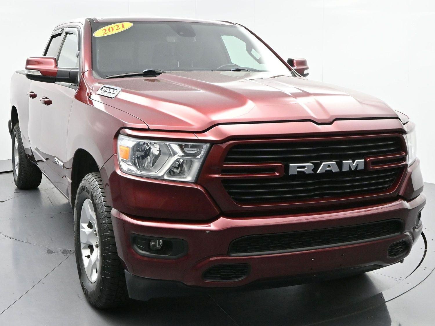 Used 2021 Delmonico Red Pearlcoat Ram Big Horn image 2