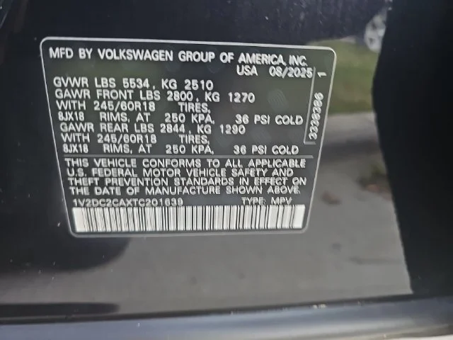 Used 2026 Black Volkswagen SE image 33