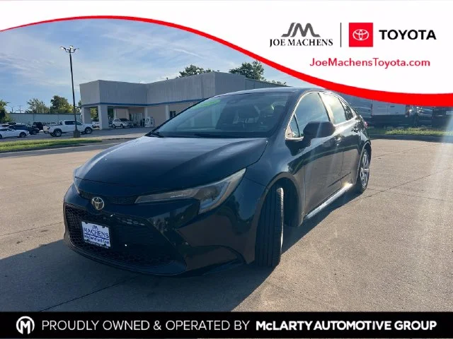 Used 2020 Black Toyota LE image 1
