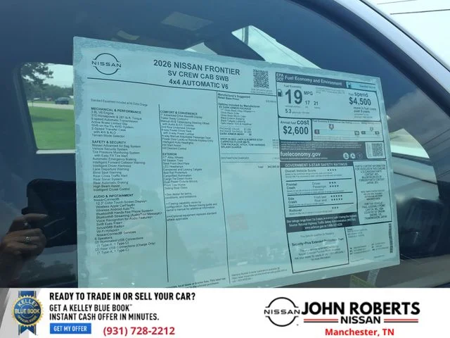 New 2026 Glacier White Nissan Crew Cab SV image 19