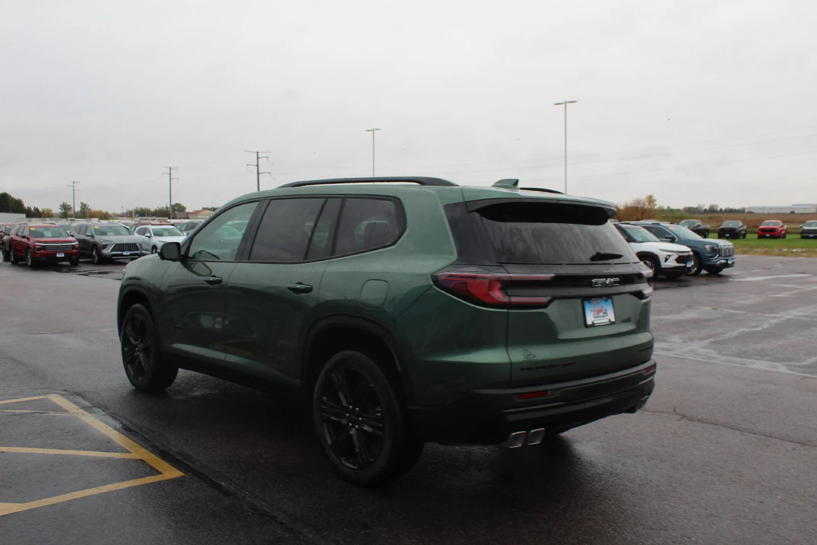 New 2027 Trailstone Green Metallic GMC Elevation image 4