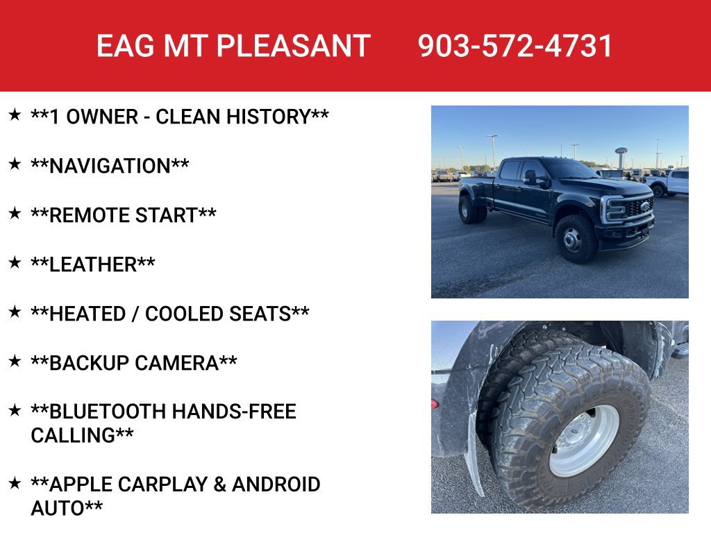 Used 2025 Agate Black Metallic Ford Platinum image 4