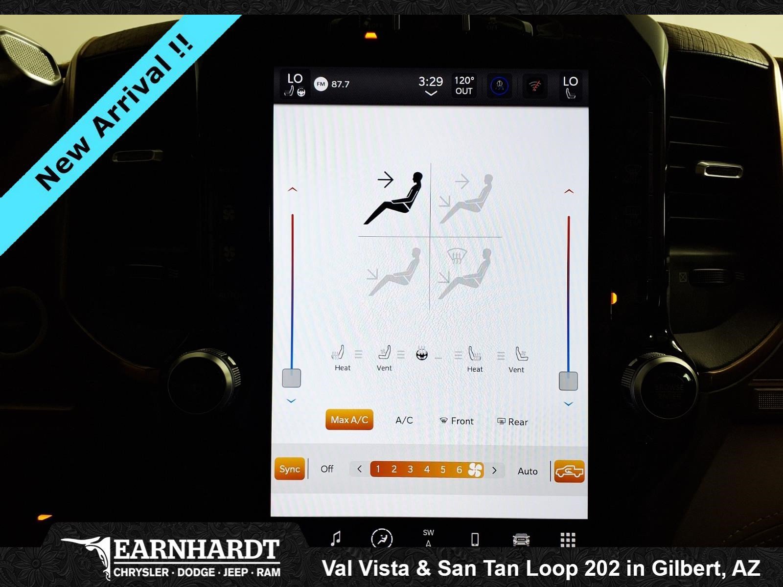 Used 2024 Bright White Clearcoat Ram Longhorn image 20