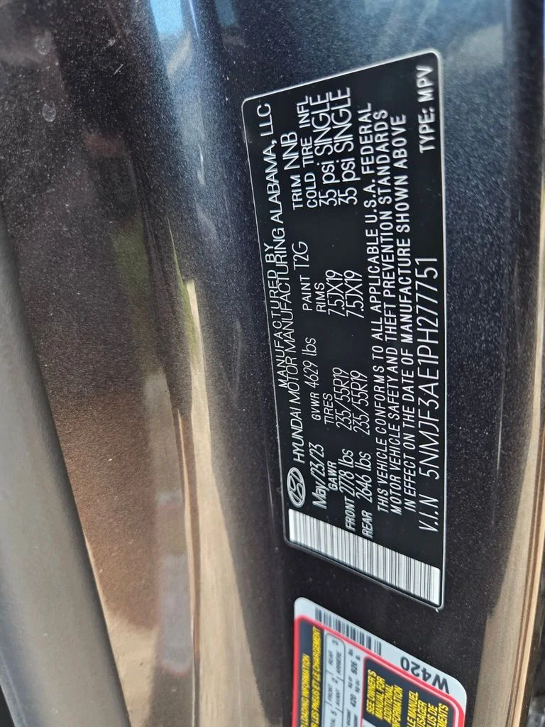 Used 2023 Gray Hyundai SEL image 33