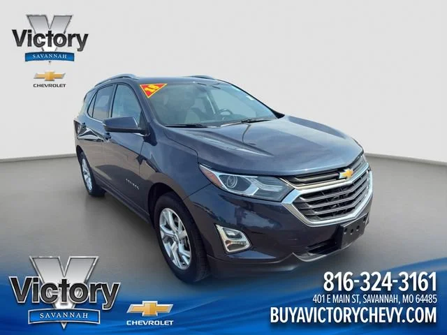 Certified Used 2018 STORM BLUE METALLIC Chevrolet LT image 1