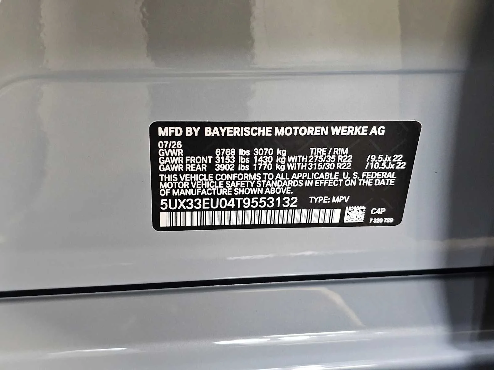 New 2026 Brooklyn Grey Metallic BMW M60i image 34