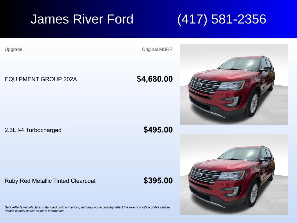 Used 2017 Ruby Red Metallic Ford XLT image 5