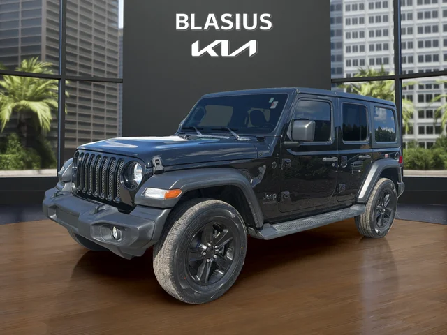 Used 2020 Black Jeep Unlimited Sport Altitude image 1