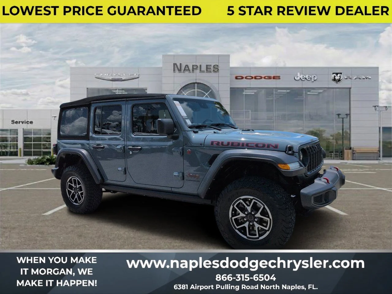 Used 2024 Anvil Clear Coat Jeep Rubicon image 1