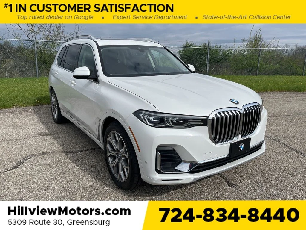 Certified Used 2021 White Metallic BMW xDrive40i image 8