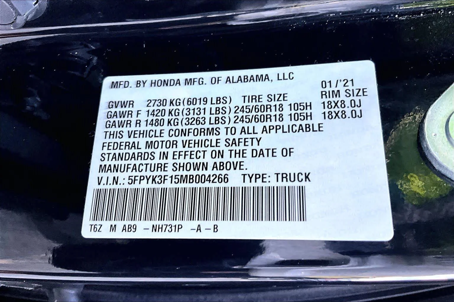 Used 2021 Crystal Black Pearl Honda Sport image 33