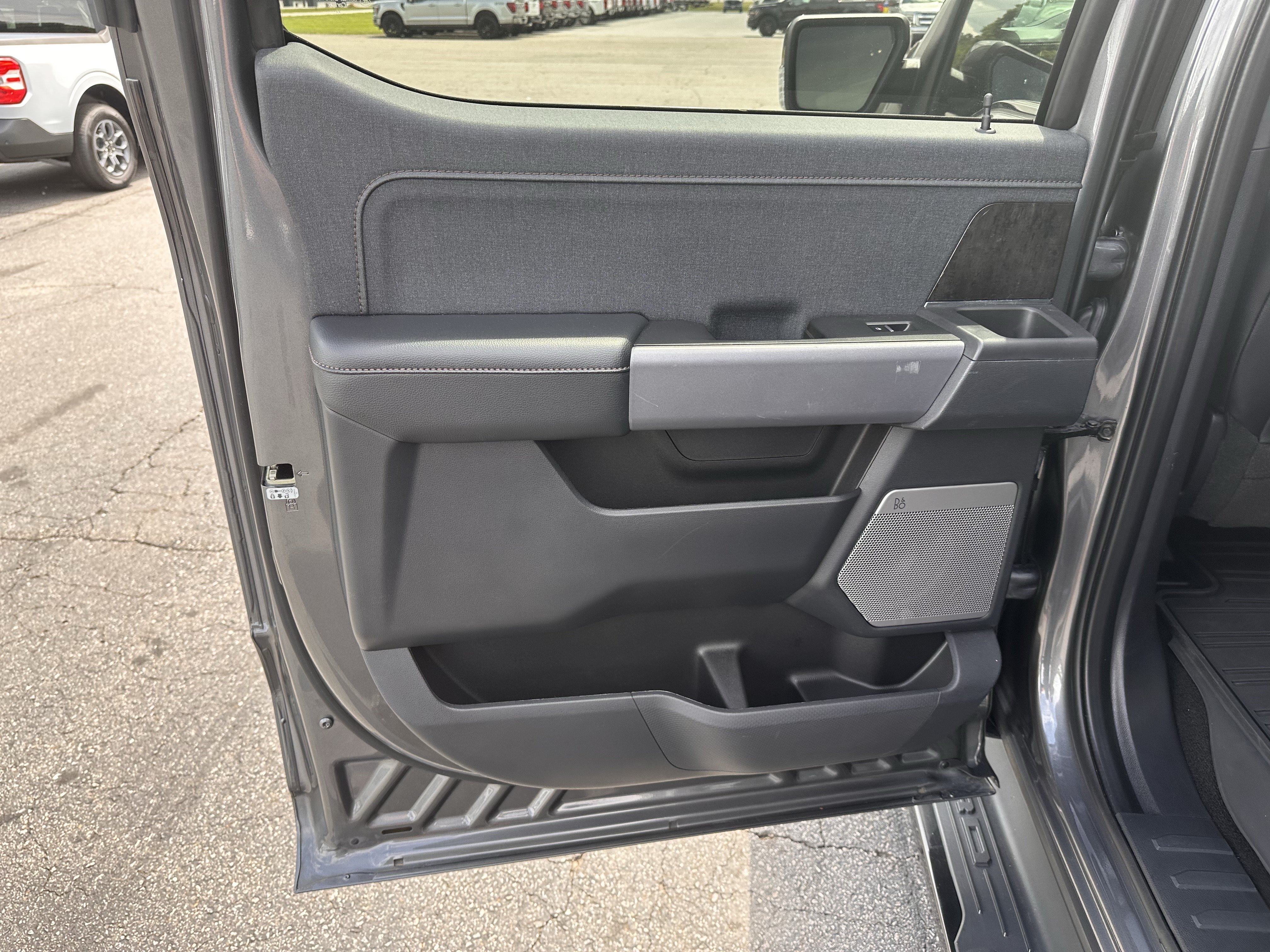 Used 2023 Carbonized Gray Metallic Ford LARIAT image 13