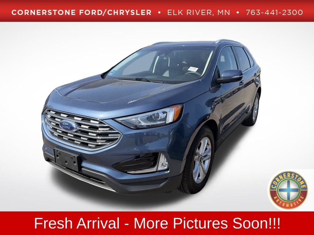 Certified Used 2019 Blue Ford SEL image 1