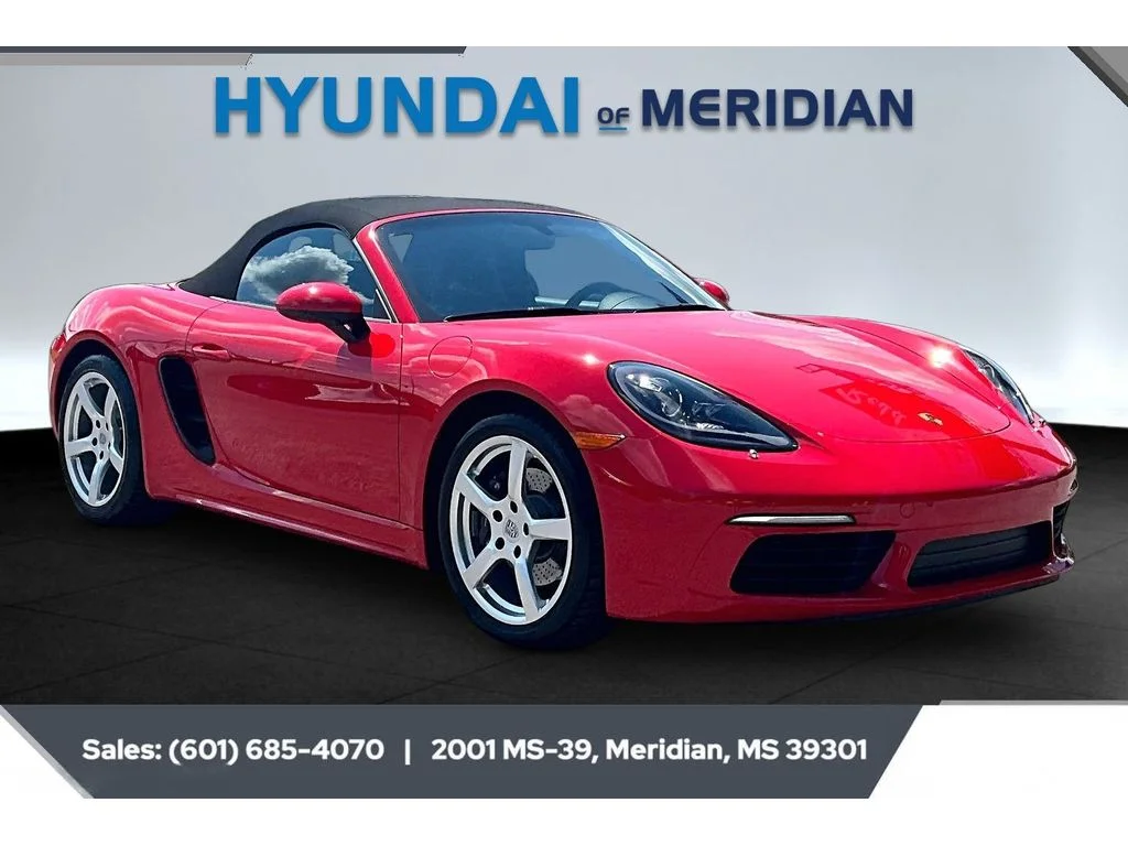Used 2023 Guards Red Porsche Roadster image 1