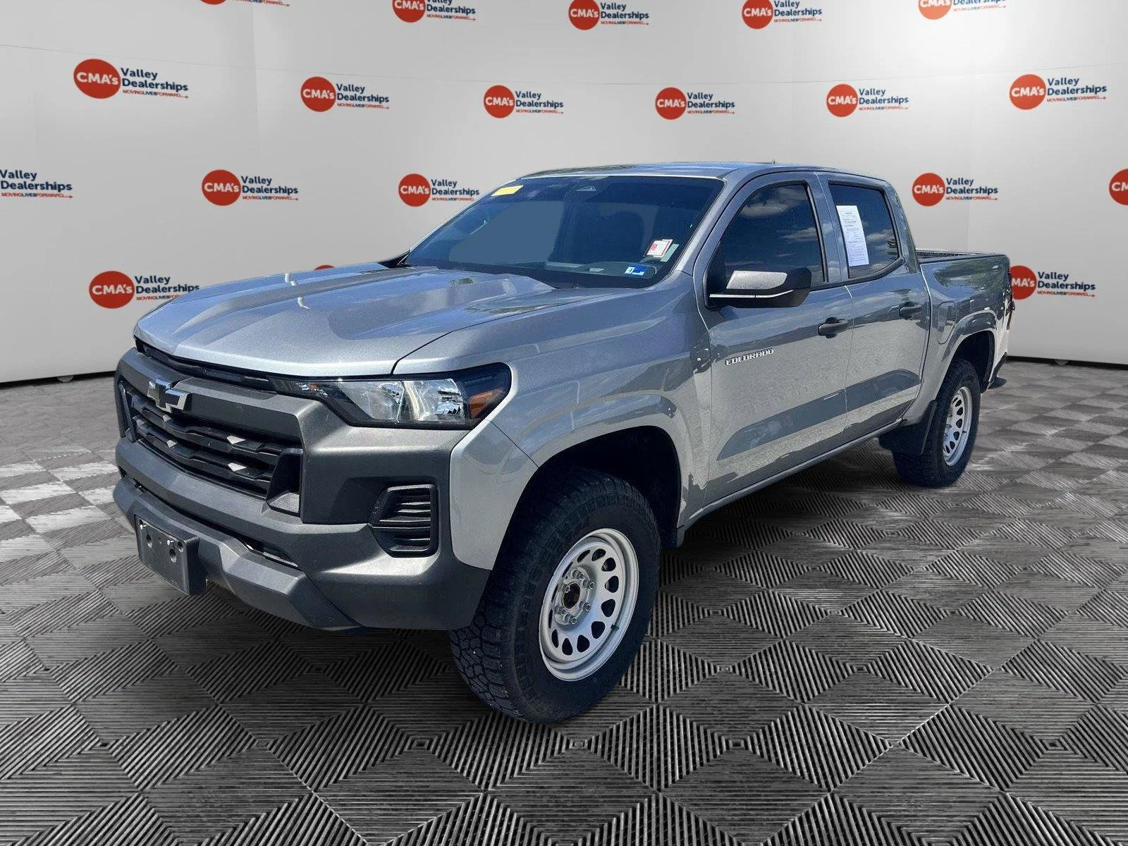 Used 2024 Sterling Gray Metallic Chevrolet 4WD Work Truck image 1