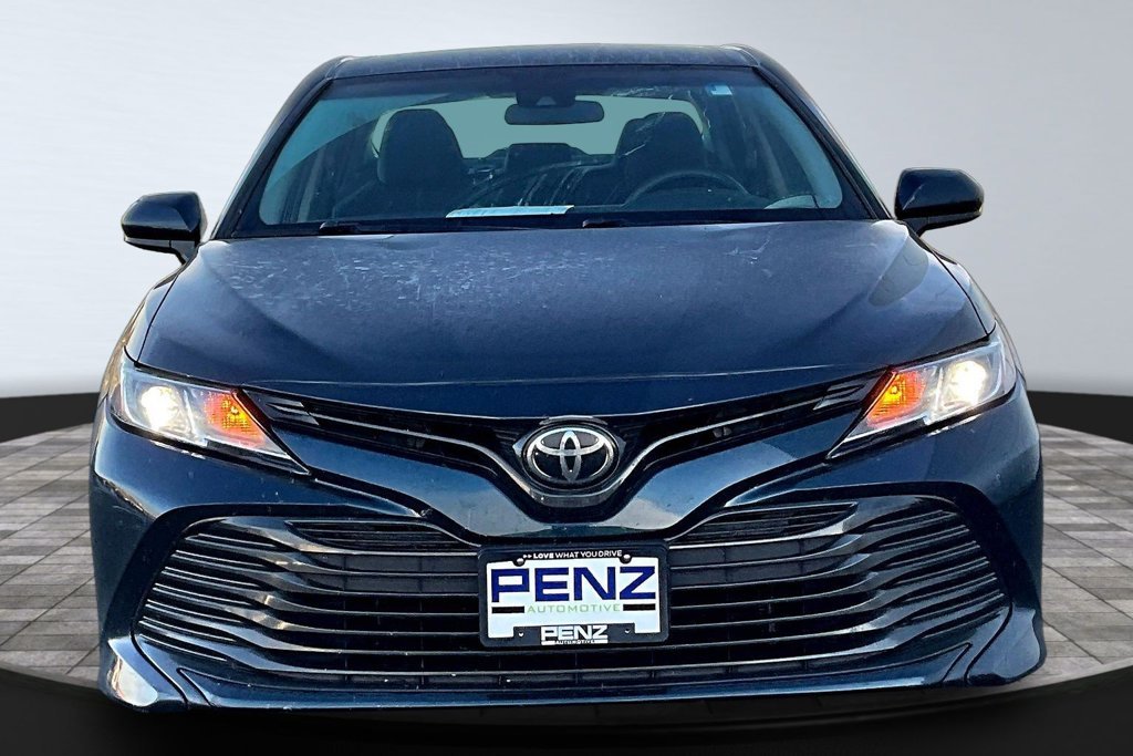 Used 2018 Blue Toyota LE image 2