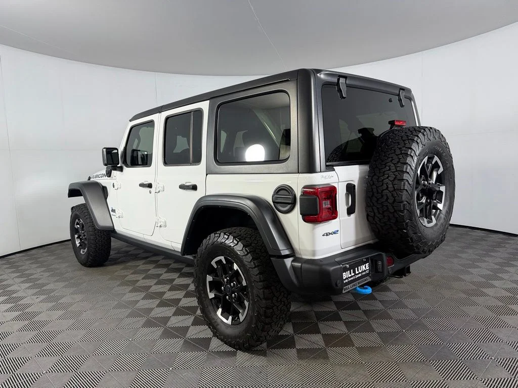 Used 2024 White Jeep Rubicon 4xe image 8