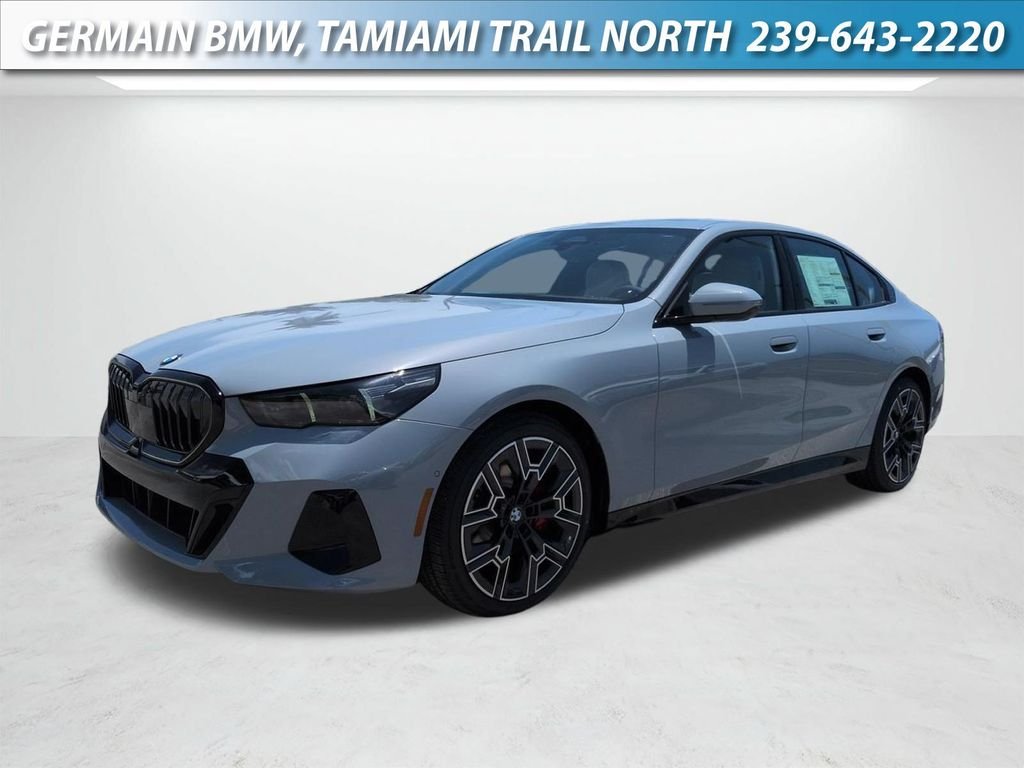 New 2027 Brooklyn Grey Metallic BMW 530i image 1