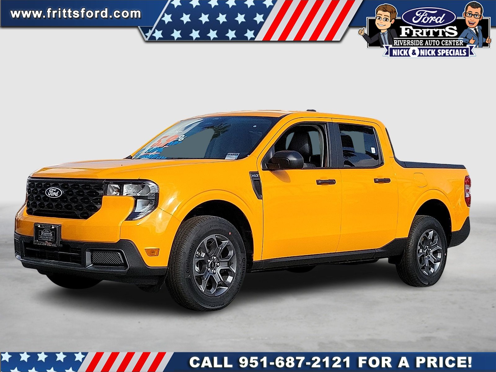 New 2026 Orange Fury Metallic Tri-Coat Ford XLT image 1