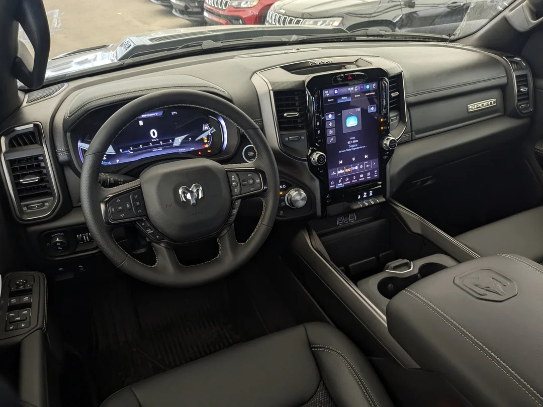 New 2026 Grey RAM Sport - - 4x4 - Panoramic Sunroof - Hurricane Turbo & More! image 25