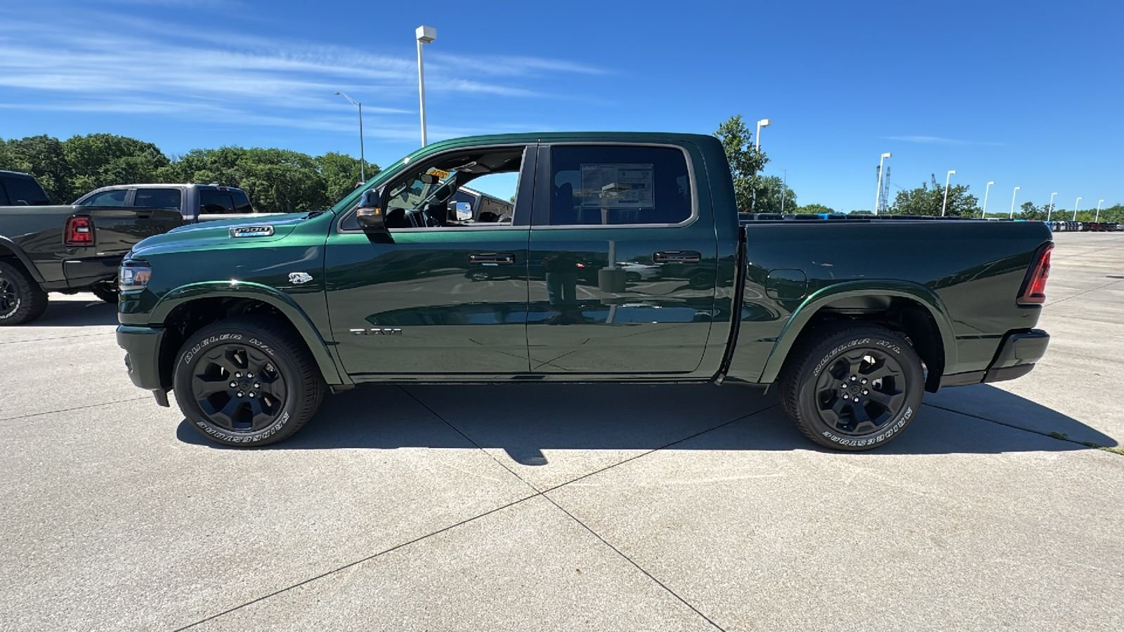 New 2026 Serrano-Green Metallic Exterior Paint RAM Big Horn/Lone Star image 9