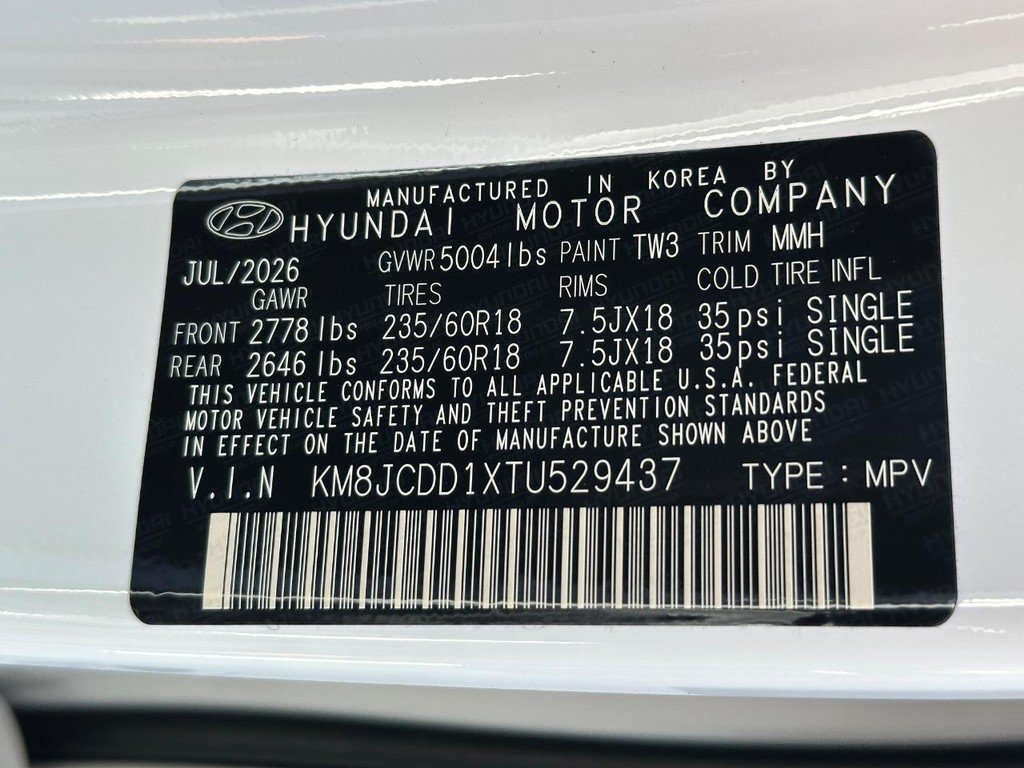 New 2026 White Hyundai SEL Convenience image 36