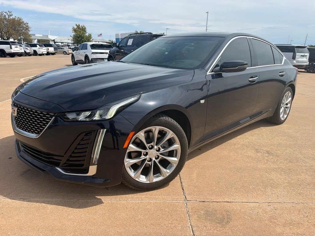 Used 2021 Blue Cadillac Premium Luxury image 1