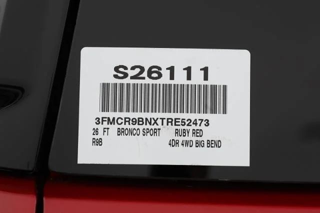 New 2026 Ruby Red Metallic Tinted Clearcoat Ford Big Bend® image 23