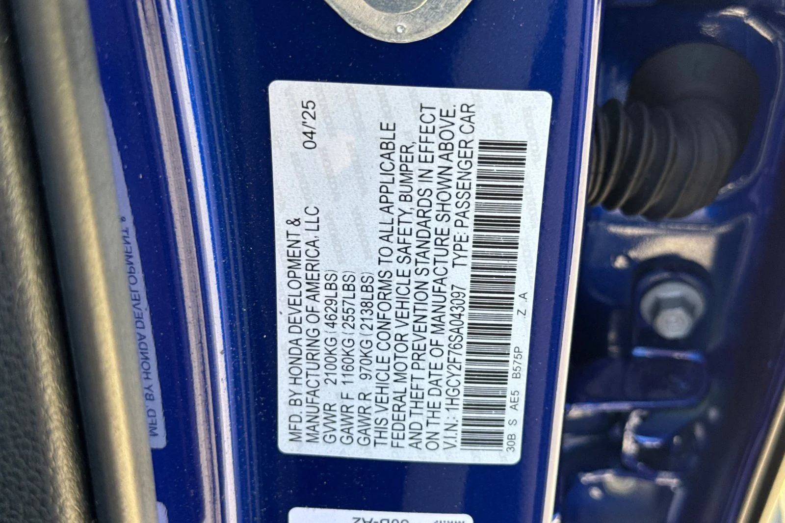Certified Used 2025 Still Night Pearl Honda Sport-L image 33