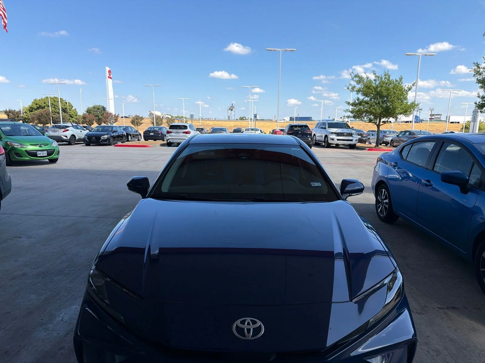 Used 2025 Blue Toyota LE image 26