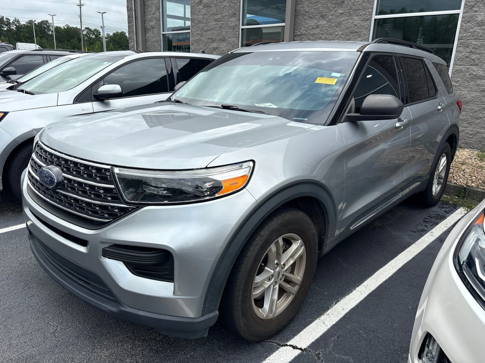 Used 2021 Silver Metallic Ford XLT image 1