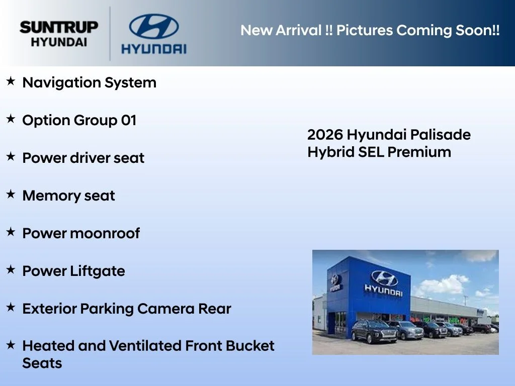 New 2026 Abyss Black Pearl Hyundai SEL Premium image 2