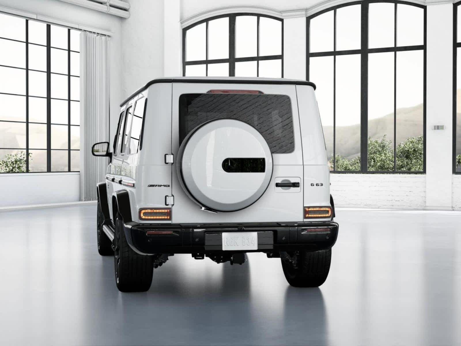 New 2026 MANUFAKTUR Moonlight White Metallic Mercedes-Benz AMG® G 63 SUV image 65