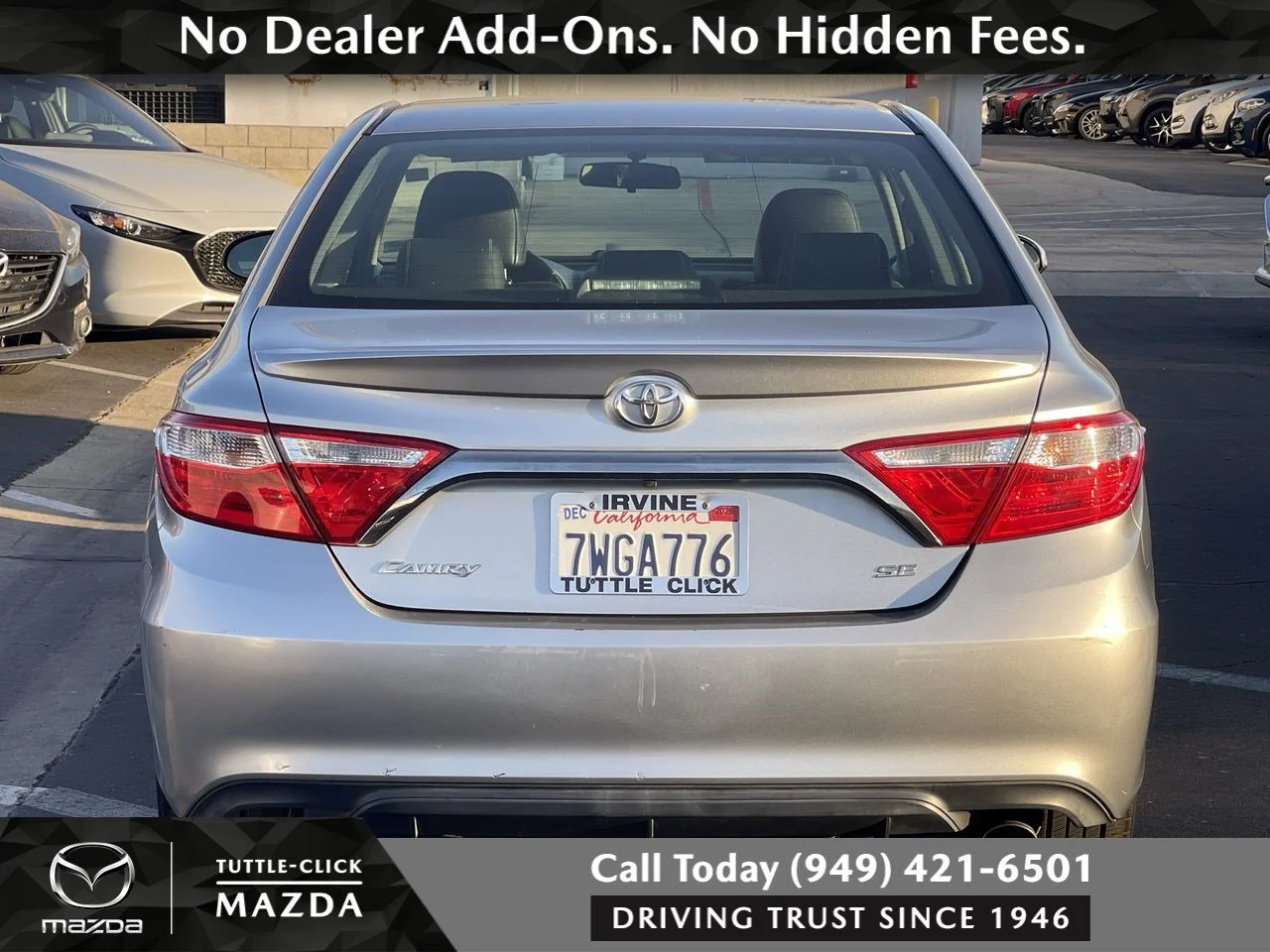 Used 2017 CELESTIAL SILVER Toyota SE image 5