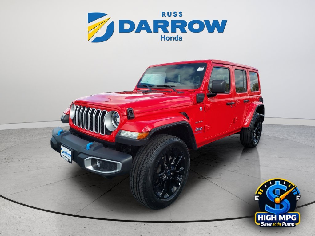 Used 2024 Red Jeep Sahara 4xe image 1