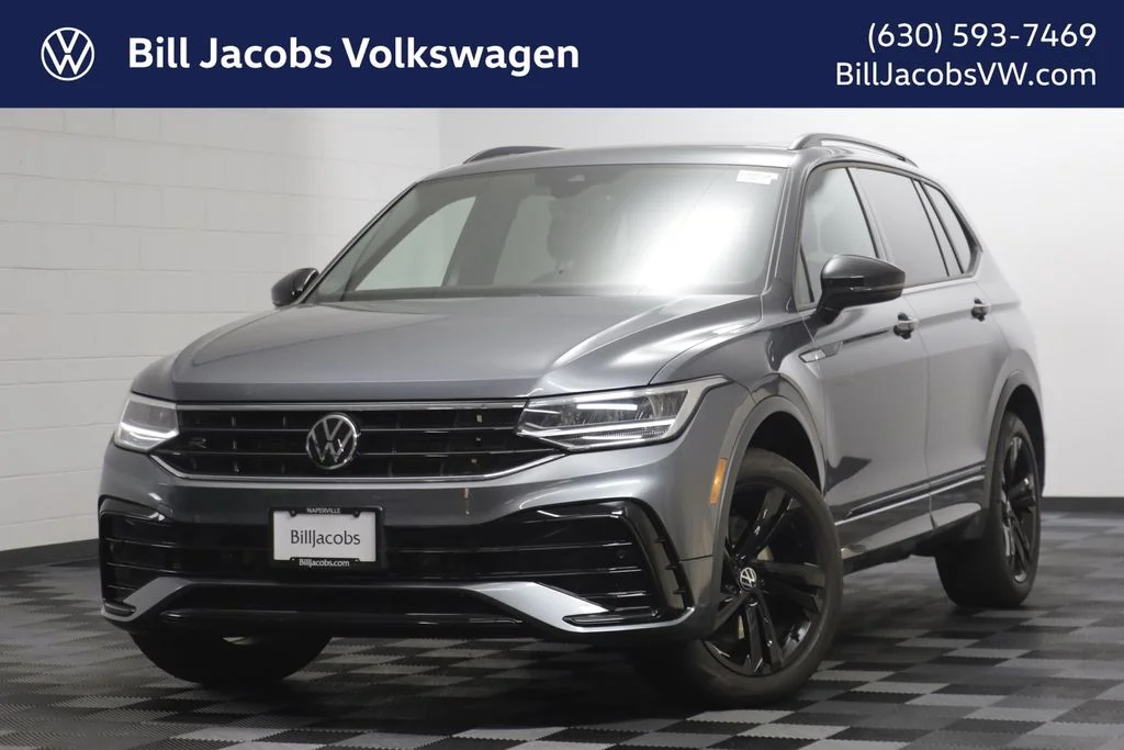 Used 2023 Platinum Gray Metallic Volkswagen 2.0T SE R-Line Black image 1
