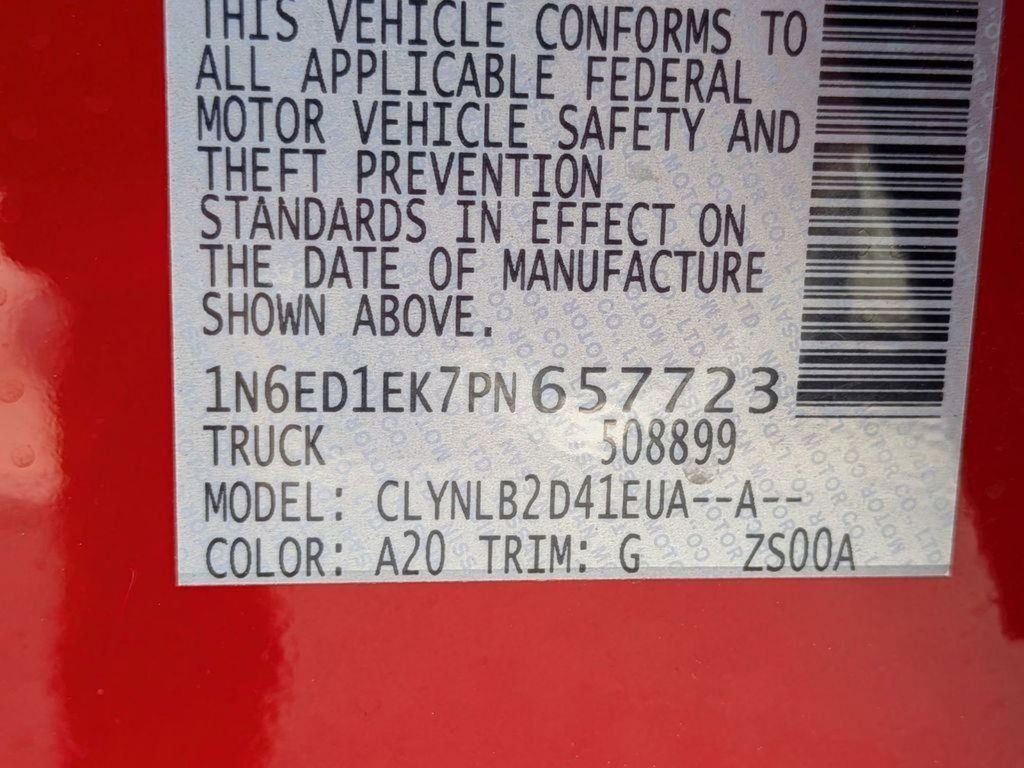 Used 2023 Red Nissan SV image 27