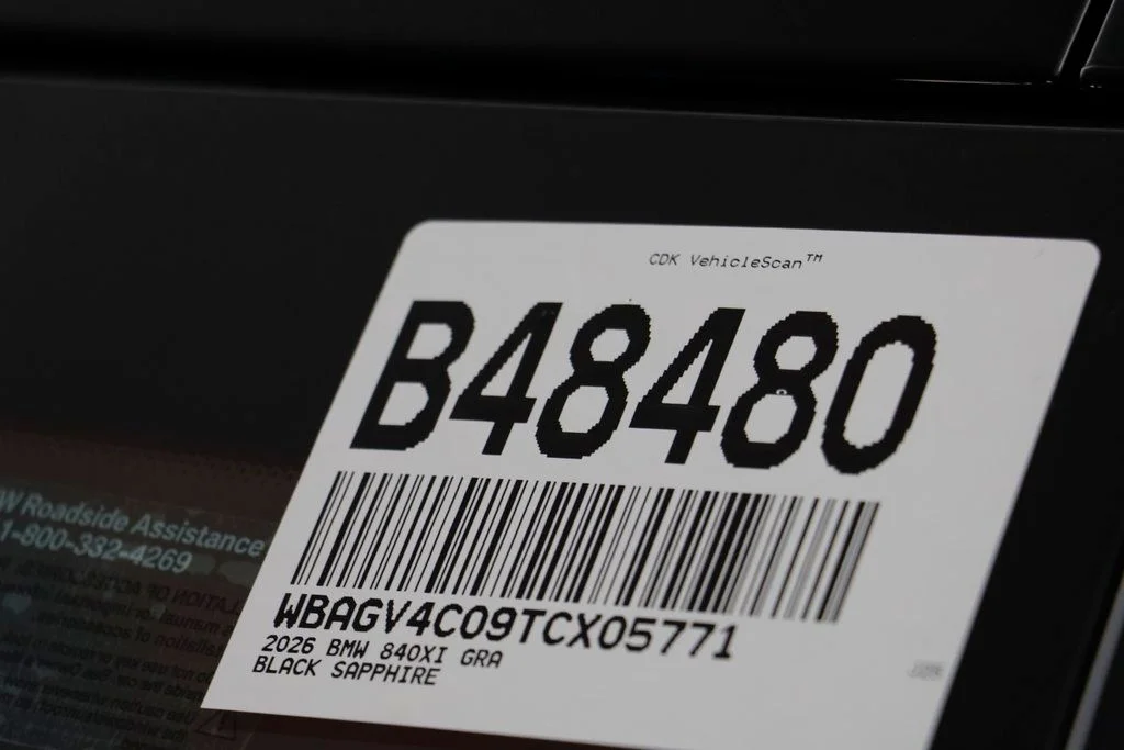 New 2026 Black BMW 840i xDrive Gran Coupe image 24