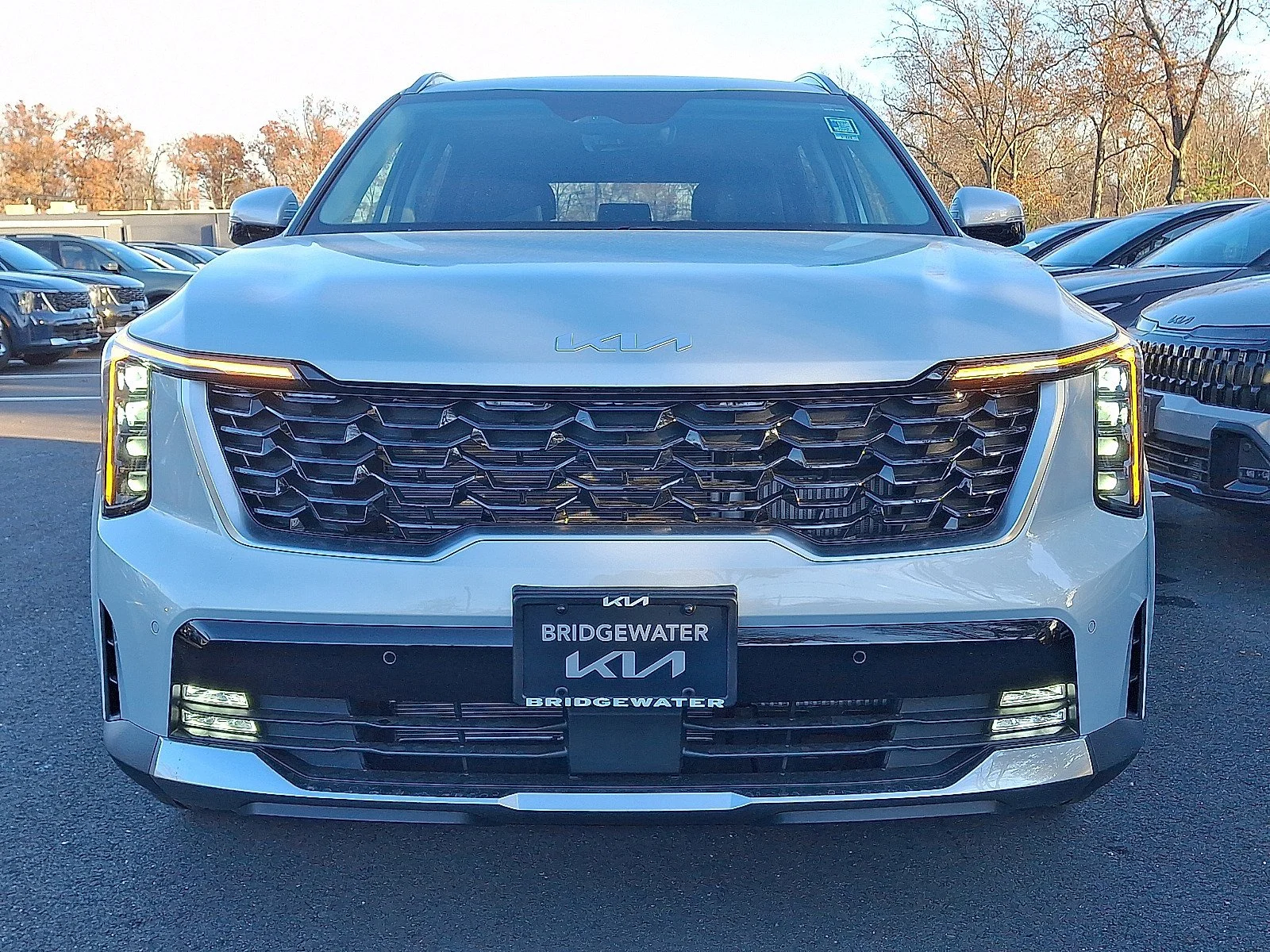 New 2026 Ivory Silver Kia EX image 2