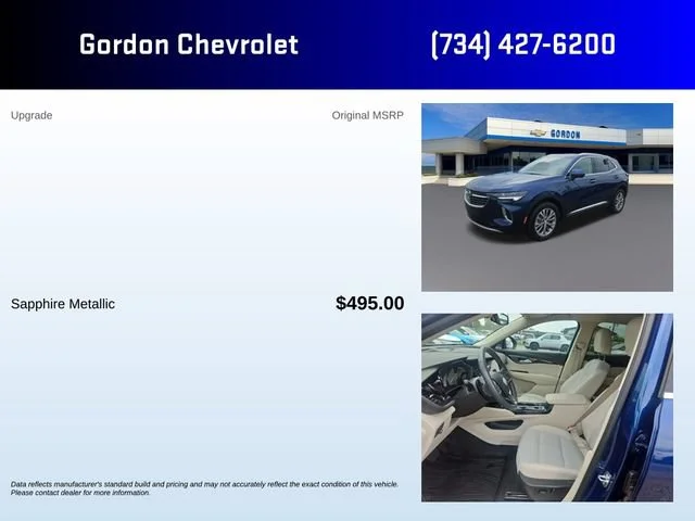 Used 2023 Sapphire Metallic Buick Preferred image 5
