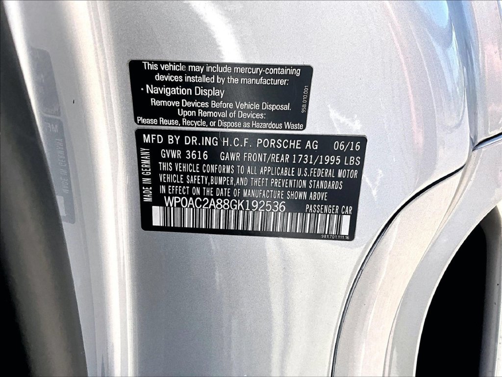 Used 2016 Silver Porsche GT4 image 26