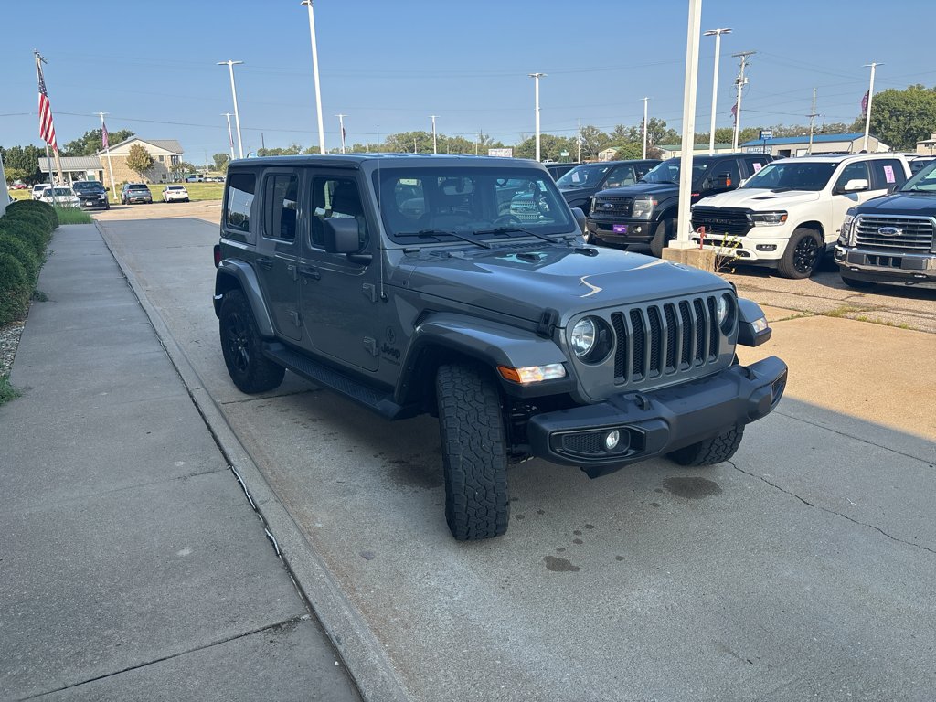 Used 2021 Gray Jeep Unlimited Altitude image 5