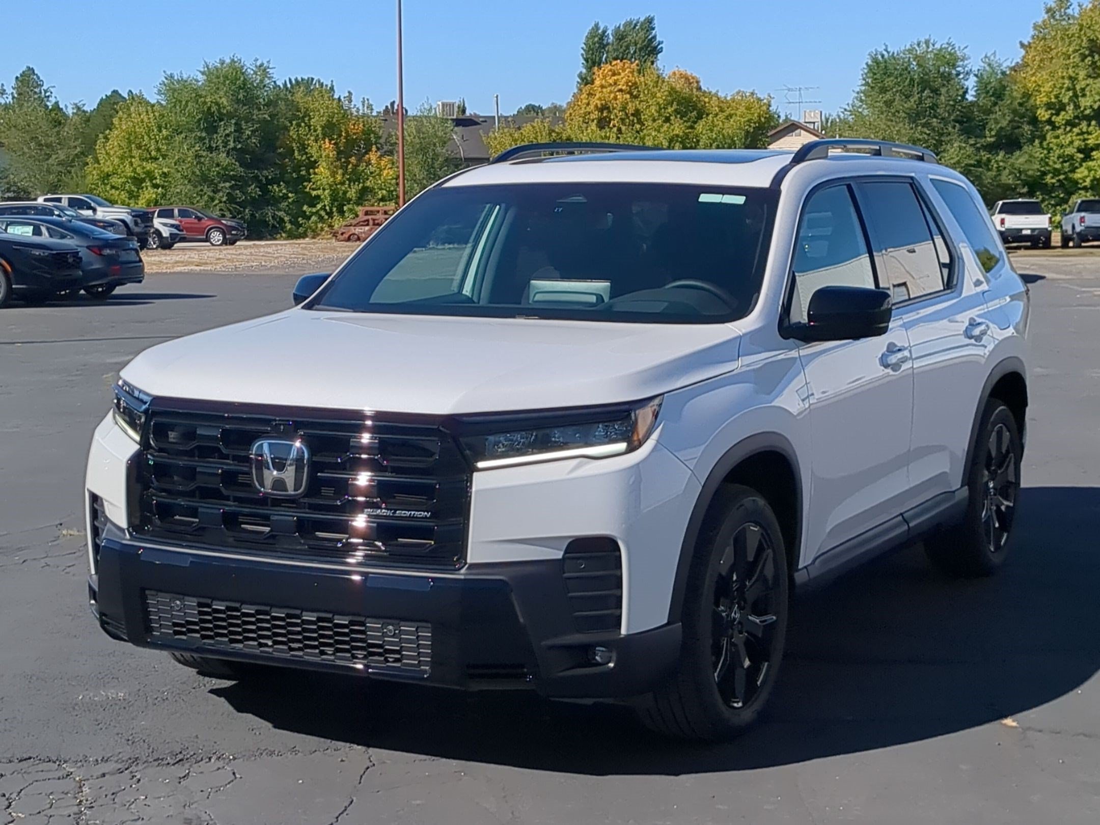New 2026 Platinum White Pearl Honda Black Edition image 8