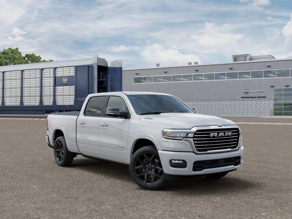 New 2026 Bright White Clear-Coat Exterior Paint RAM Laramie image 5